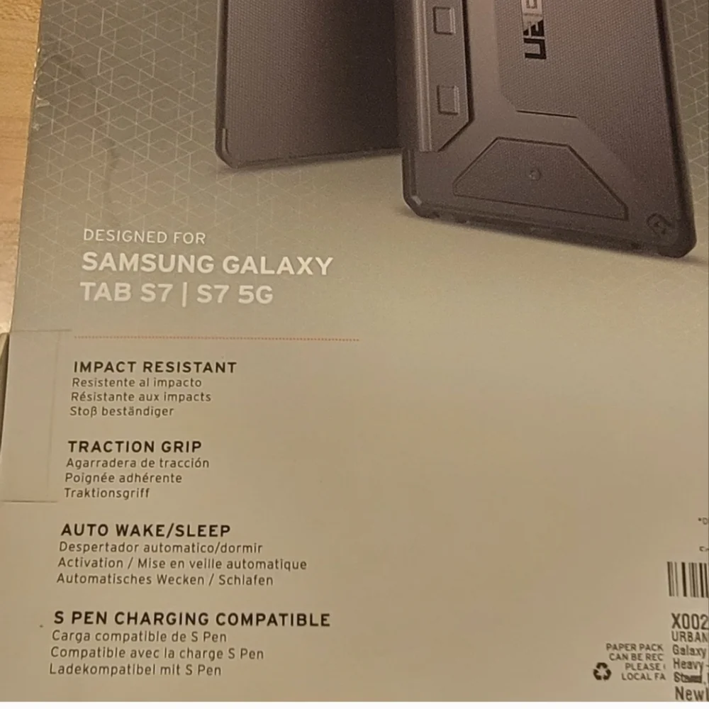 Samsung Galaxy Tab S7 Black Impact Case